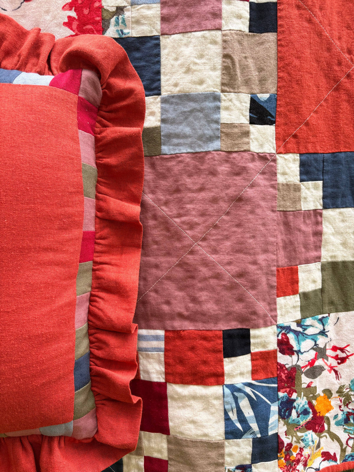 linen baby blanket