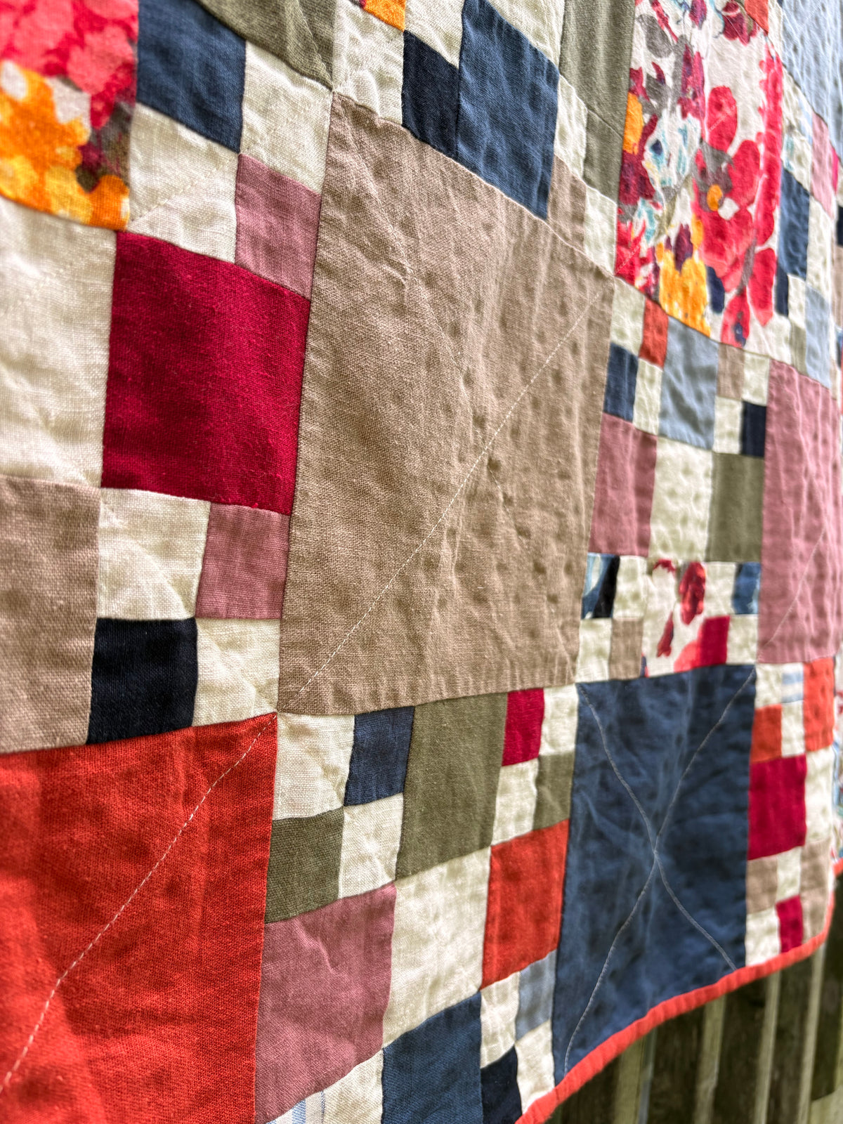linen baby blanket