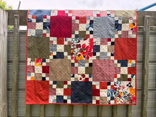 linen baby blanket