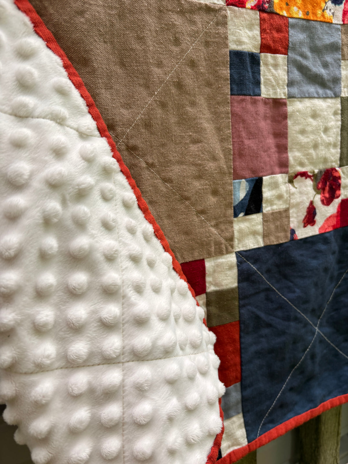 linen baby blanket