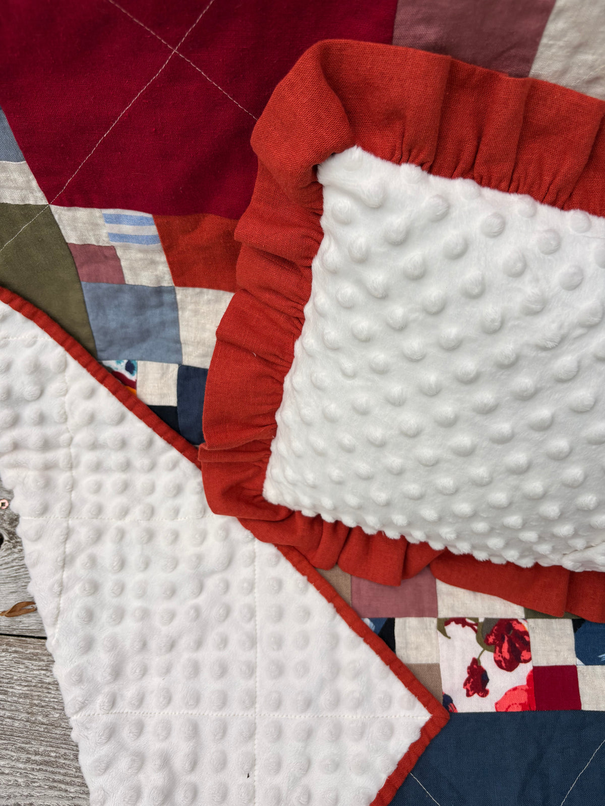 linen baby blanket