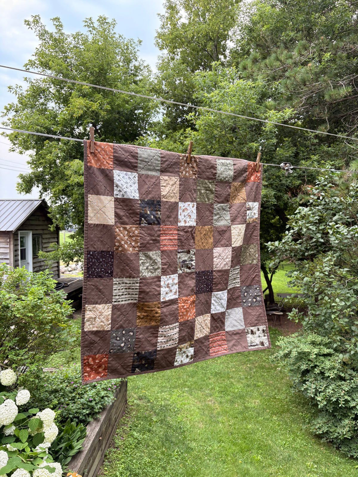 train themed baby blanket